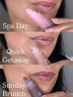 Younique Lip Gloss Trio — Spa Day, Quick Getaway, Sunday Brunch (Pink Tones)